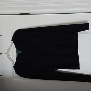 Black Long Sleeve Top